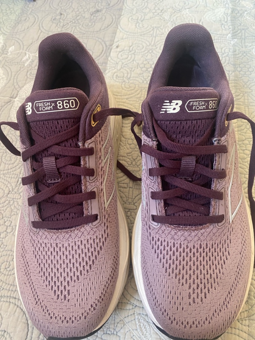 New Balance Women’s Fresh Foam 860 Running Shoes - Plum/Deep Plum